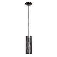 Multis 1-Light LED Pendant in Black Chrome