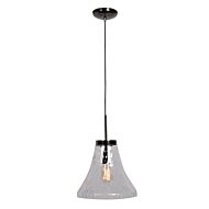 Safi LED Pendant in Black Chrome by Access