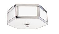 Hudson Valley Nassau 3 Light Ceiling Light in Polished Nickel