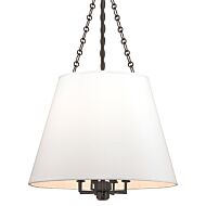 Hudson Valley Burdett 8 Light 36 Inch Pendant Light in Old Bronze