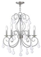 Donatella 5-Light Chandelier in Brushed Nickel