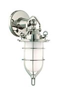 Hudson Valley New Canaan 7 Inch Bathroom Vanity Light in Polished Nickel