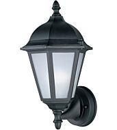 Maxim Lighting Westlake LED E26 1 Light 1 Light Outdoor Wall Mount in Black