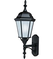 Maxim Lighting Westlake LED E26 1 Light 1 Light Outdoor Wall Mount in Black