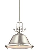 Stone Street 2-Light Pendant in Brushed Nickel