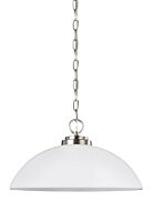 Sea Gull Oslo 9 Inch Pendant Light in Brushed Nickel