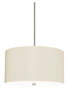 Dayna Shade Pendants 4-Light Pendant in Brushed Nickel