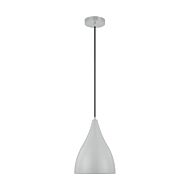 Oden 1-Light Pendant in Matte Grey