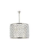 Madison 8-Light Chandelier in Polished Nickel