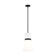 Clark 1-Light Pendant in Midnight Black