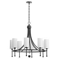 Lee Boulevard 8-Light Chandelier in Matte Black