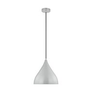 Oden 1-Light LED Pendant in Matte Grey