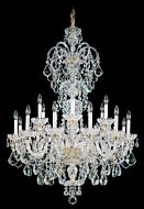 Olde World 23 Light Chandelier in Gold by Schonbek