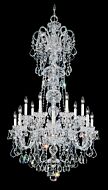 Olde World 14 Light Chandelier in Silver by Schonbek