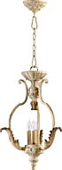 Florence Three Light Dual Mount in Persian White by Quorum International