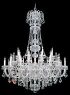 Olde World 45 Light Chandelier in Silver by Schonbek