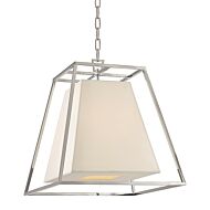 Hudson Valley Kyle 4 Light 19 Inch Pendant Light in Polished Nickel