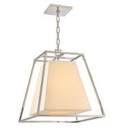 Hudson Valley Kyle 4 Light 19 Inch Pendant Light in Polished Nickel