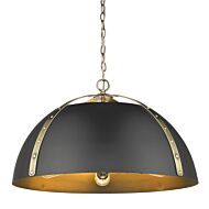 Aldrich Ab 5-Light Pendant in Aged Brass