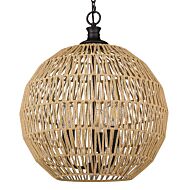 Golden Florence 3 Light Pendant Light in Matte Black