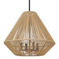 Golden Valentina 4 Light Pendant Light in Matte Black