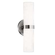 Kuzco Milano 2 Light Wall Sconce in Nickel