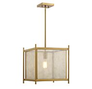 Jacobs One Light Pendant in Warm Brass by Savoy House