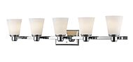 Z Lite Kayla 5 Light Bathroom Vanity Light In Chrome