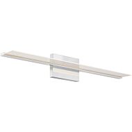 Tech Span 3000K LED 35 Inch Bathroom Vanity Light in Chrome