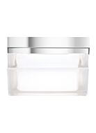 Boxie 1-Light LED Flush Mount in Chrome