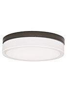 Cirque 1-Light LED Flush Mount in Antique Bronze