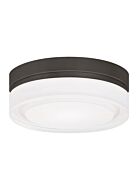 Cirque 1-Light LED Flush Mount in Antique Bronze