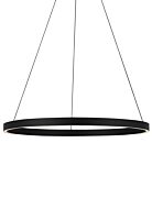 Tech Fiama 3000K LED 30 Inch Pendant Light in Black