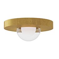 Ebell 1-Light LED Flush Mount in Dark Bronze