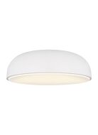 Kosa 1-Light LED Flush Mount in Matte White