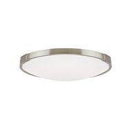 Lance 1-Light LED Flush Mount in Satin Nickel