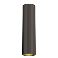 Piper 1-Light LED Pendant in Aged Brass