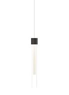 Linger 1-Light LED Pendant in Nightshade Black