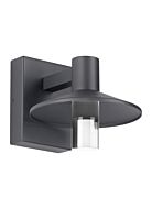 Tech Ash 8 Inch Outdoor Wall Light in Charcoal