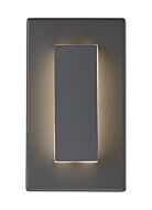 Tech Aspen 8 Inch Outdoor Wall Light in Charcoal