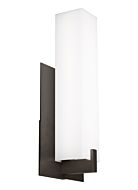 Tech Cosmo 19 Inch Outdoor Wall Light in Bronze and White Acrylic