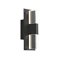 Lyft LED Outdoor Wall Lantern in Black by Visual Comfort Modern