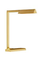 Dessau 1-Light 16.00"H LED Table Lamp in Natural Brass