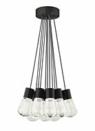 Tech Alva 2200K LED 4 Inch Pendant Light in Black and Gray