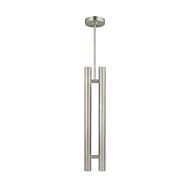 Ebell 2-Light LED Pendant in Antique Nickel