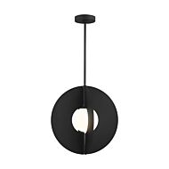 Orbel 1-Light Pendant in Nightshade Black