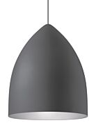 Tech Signal 20 Inch Pendant Light in Rubberized Gray/Platinum