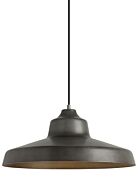 Zevo 1-Light Pendant in Fossil Gray