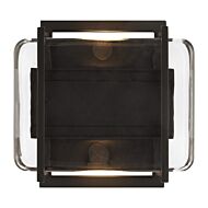 Duelle LED Wall Sconce in Nightshade Black by Visual Comfort Modern