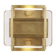 Duelle LED Wall Sconce in Natural Brass by Visual Comfort Modern